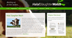 Desktop Screenshot of halal-slaughter-watch.org